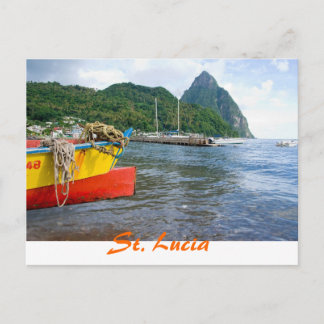 Postal Pitons, Soufriere Santa Lucía
