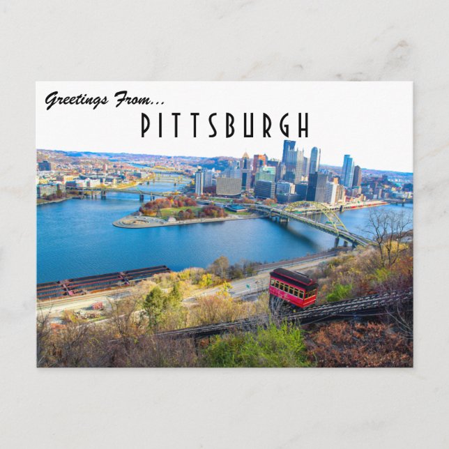Postal Pittsburgh Cityscape (Anverso)