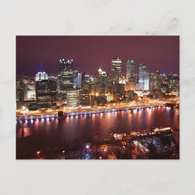 Postal Pittsburgh Cityscape (Anverso)