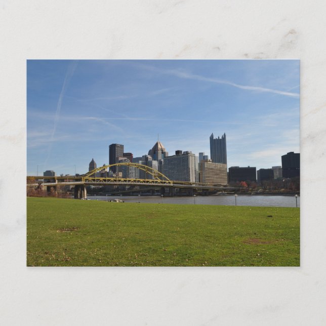 Postal Pittsburgh En Noviembre (Anverso)