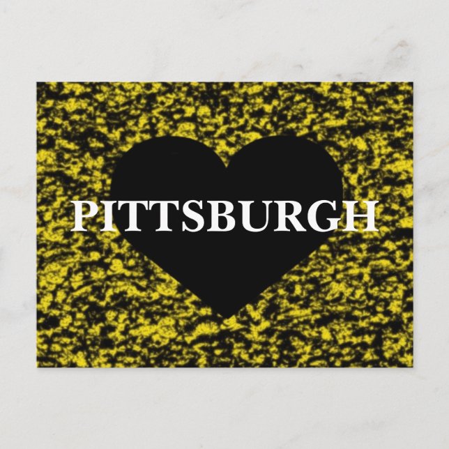Postal Pittsburgh Heart (Anverso)