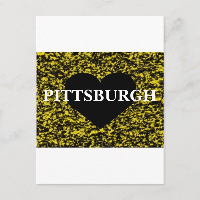 Postal Pittsburgh Heart (Anverso)