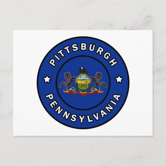 Postal Pittsburgh Pennsylvania (Anverso)