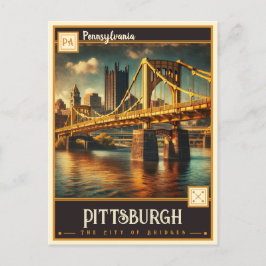 Postal Pittsburgh, Pennsylvania | Vintage
