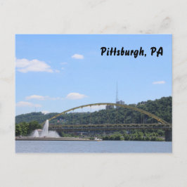 Postal Pittsburgh Postcard Pennsylvania Vacation Souvenir