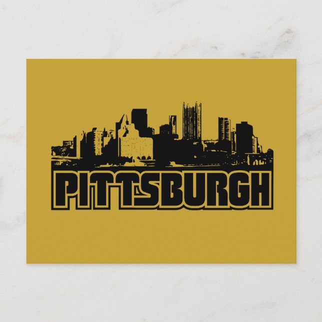 Postal Pittsburgh Skyline (Anverso)