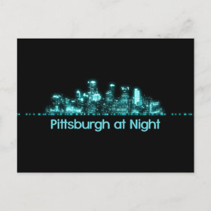 Postal Pittsburgh Skyline