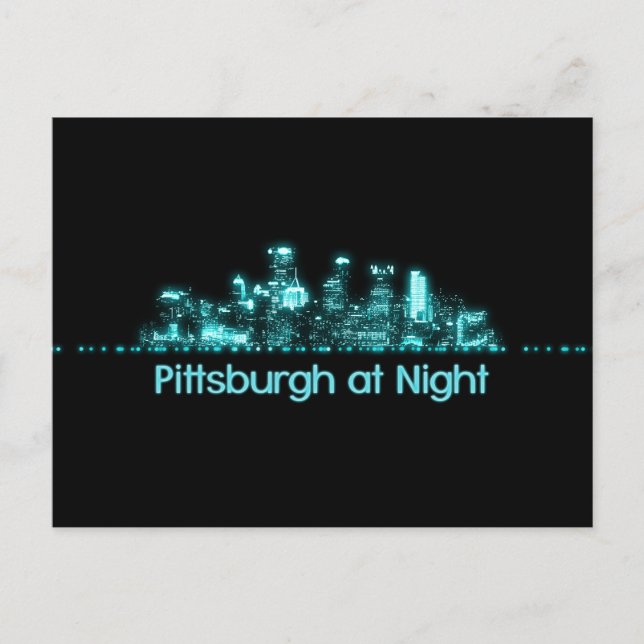 Postal Pittsburgh Skyline (Anverso)