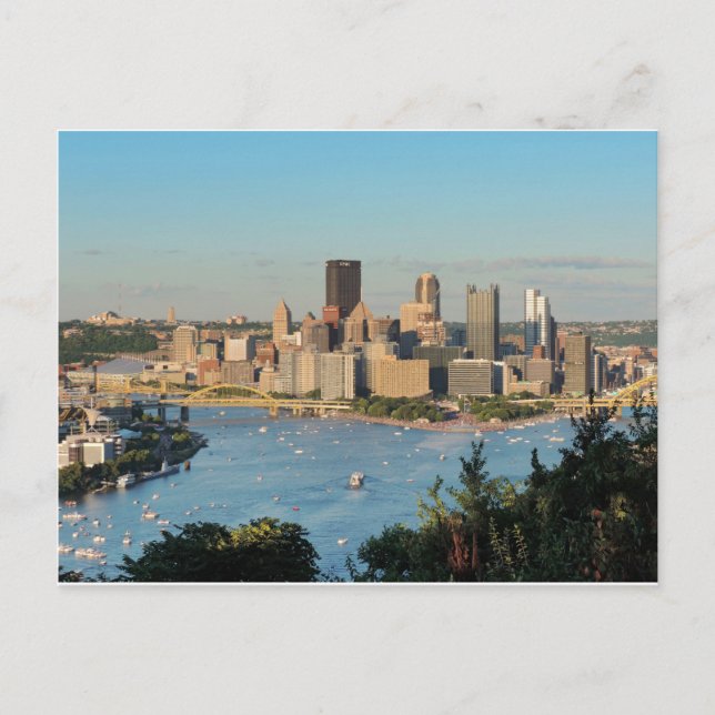 Postal Pittsburgh Skyline (Anverso)