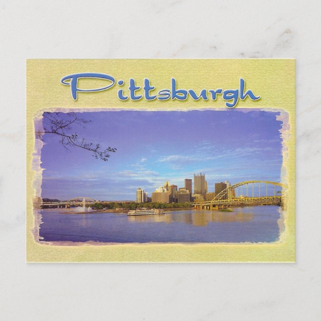 POSTAL PITTSBURGH SKYLINE (Anverso)