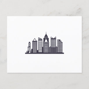 Postal Pittsburgh Skyline