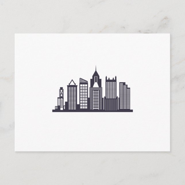 Postal Pittsburgh Skyline (Anverso)