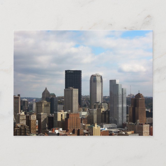 Postal Pittsburgh Skyline (Anverso)
