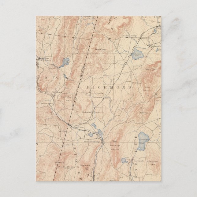 Postal Pittsfield, Massachusetts (Anverso)