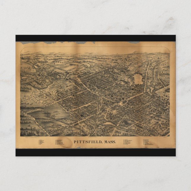 Postal Pittsfield Massachusetts (1899) (Anverso)