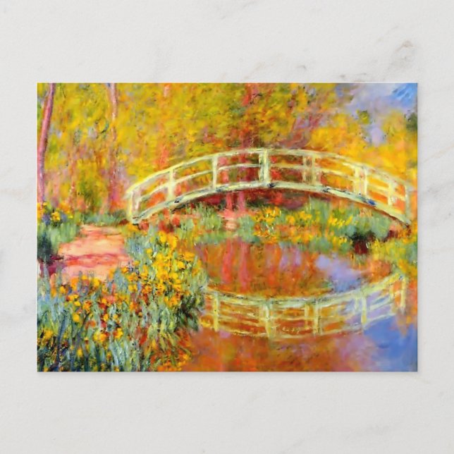 Postal PixDezines Claude Monet, lirio de agua en giverny (Anverso)