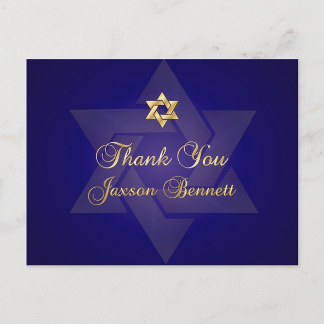 Postal PixDezines gracias/Classic Mitzvah (Anverso)
