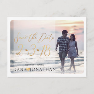 Postal PixDezines Guardar el script manuscrito de fecha/G