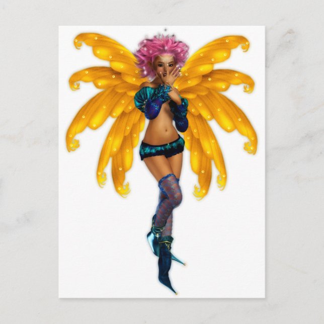 Postal Pixie Fae Fairy (Anverso)