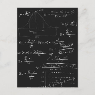 Postal pizarra de estadísticas