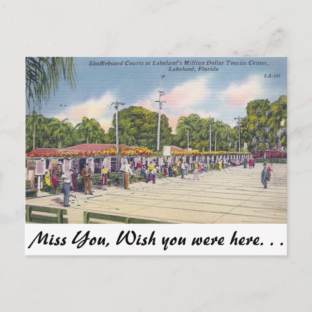 Postal Pizarra, Lakeland, Florida (Anverso)