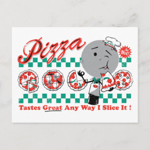 Postal Pizza De Cualquier Manera Lo Recorto PERSONALIZAR 