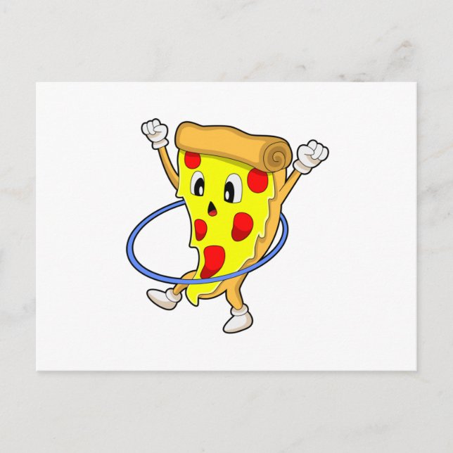 Postal Pizza en Fitness con llantas de Fitness.PNG (Anverso)