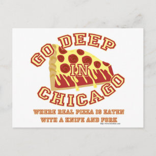 Postal Pizza estilo Chicago