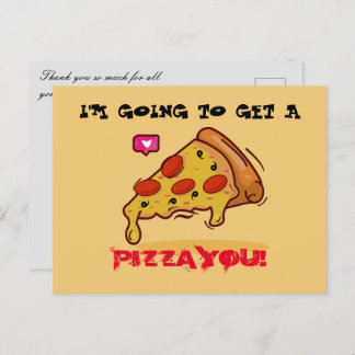 Postal Pizza Postcard