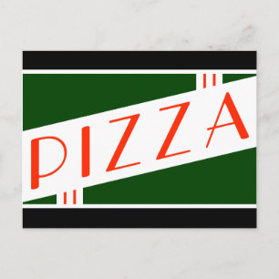 Postal pizza retro