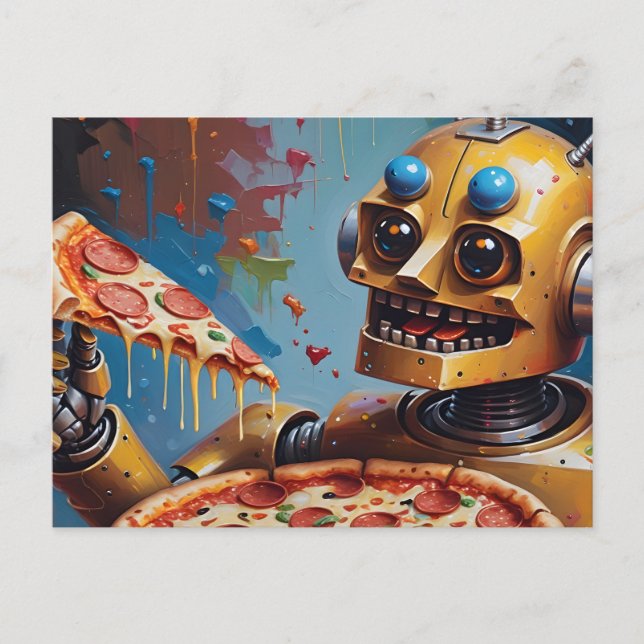 Postal pizza robot (Anverso)