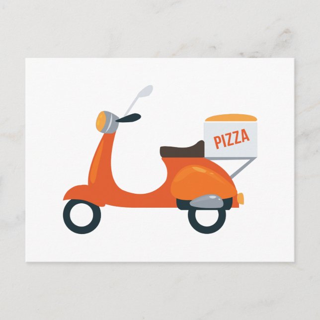Postal Pizza Scooter (Anverso)