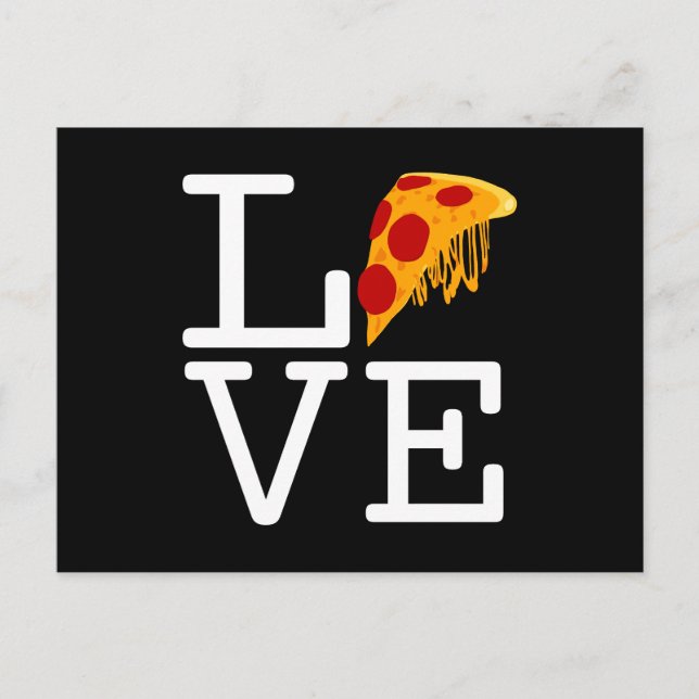 Postal Pizza Slice Love (Anverso)