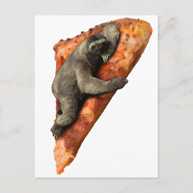 Postal Pizza Sloth (Anverso)