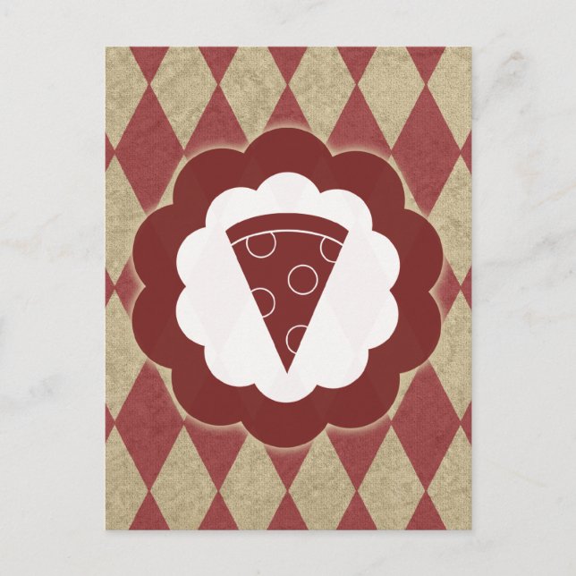 Postal pizzería (Anverso)