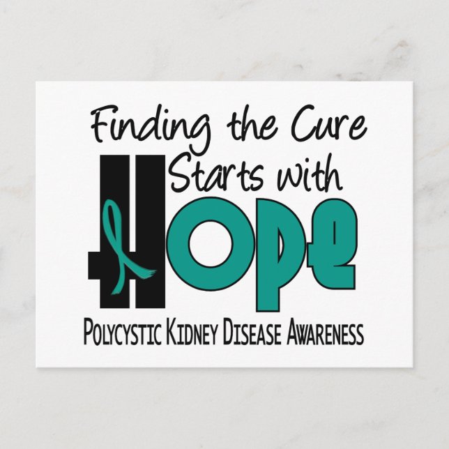 Postal PKD Enfermedad renal poliquística HOPE 4 (Anverso)
