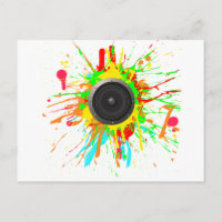 Placa de altavoz - Audio Jockey de disco de música