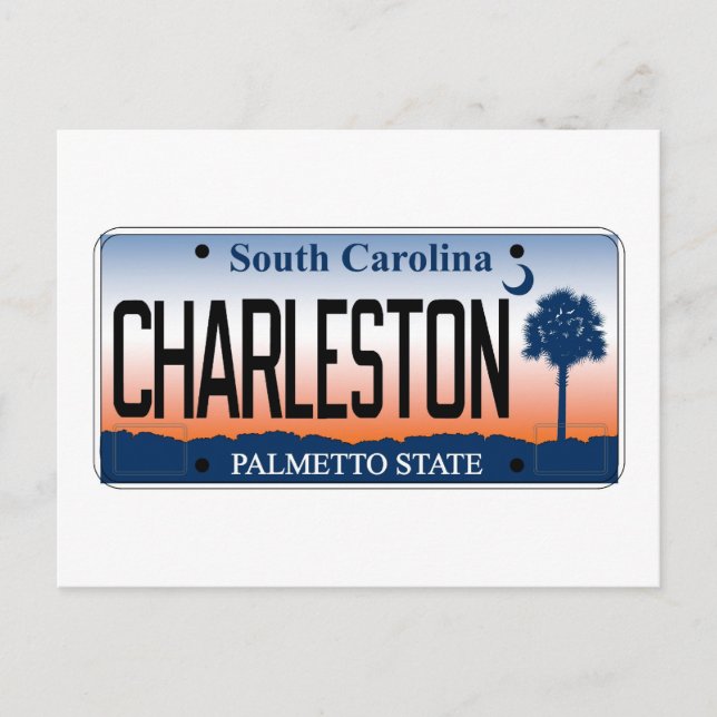 Postal Placa de Charleston (Anverso)