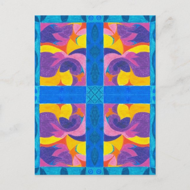 Postal Placa de frutas (Anverso)