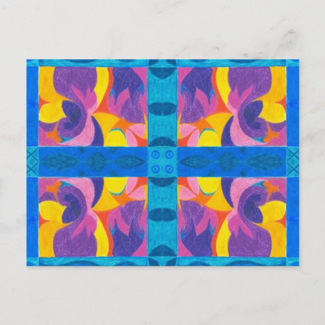 Postal Placa de frutas (Anverso)