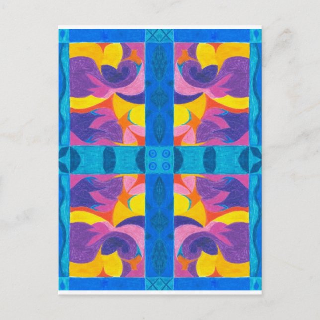 Postal Placa de frutas (Anverso)