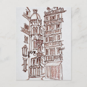 Postal Placa de Manises en el casco antiguo   Valencia, E