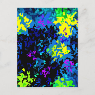 Postal Placa de pintura cristalizada - Colores Guay