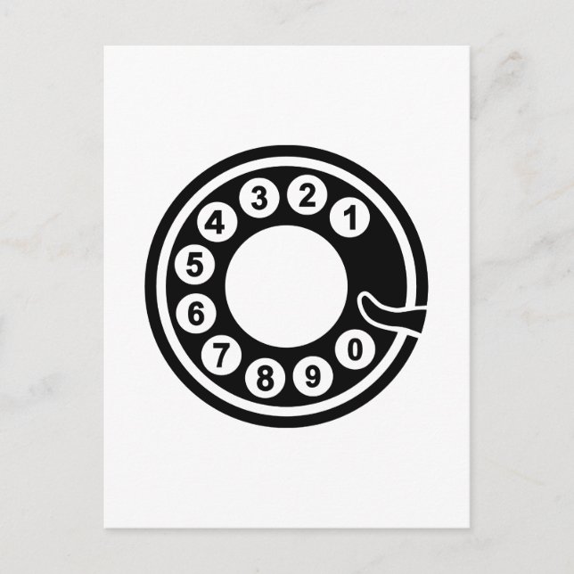 Postal Placa telefónica (Anverso)