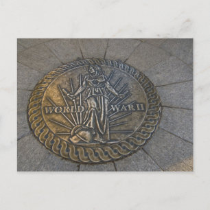 Postal Placa victoriosa Postcard