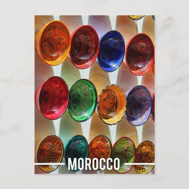 Postal Placas cerámicas marroquíes (Anverso)