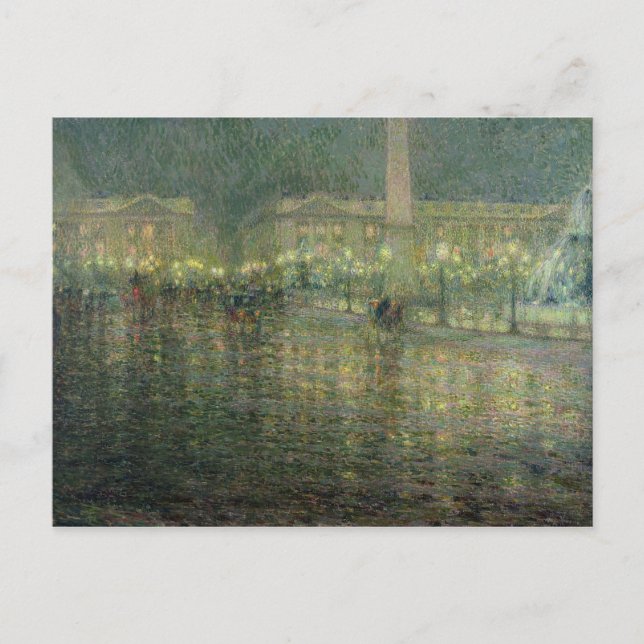 Postal Place de la Concorde, c.1909 (Anverso)