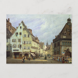 Postal Place du Marche-aux-Fruits, Colmar, 1875