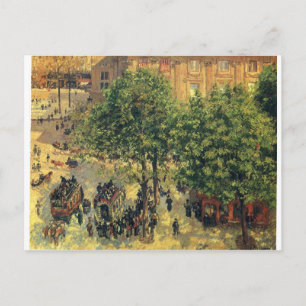 Postal Place du Theater-Francais, Spring Camille Pissarro