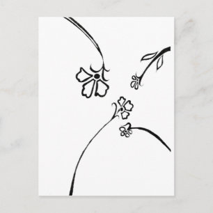 Postal Placer floral